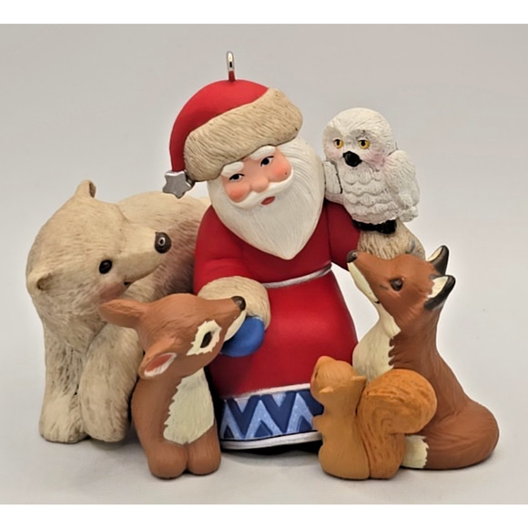 Hallmark Keepsake A Visit From Santa 5th Anniversary 2013 Lmtd Ed Ornament U328 - Picture 2 of 5